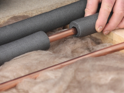 insulate pipes 